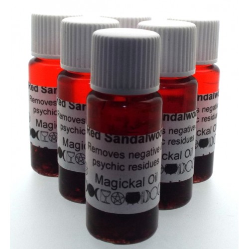 10ml Red Sandalwood Herbal Spell Oil Removes Psychic Residues